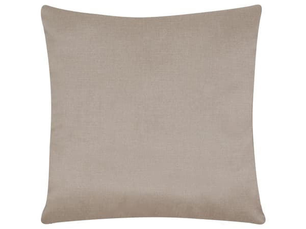 Sofa Beige Fløyelstrekk Metallben med Puter Moderne Design