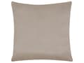 Miniatyrbilde 10 av 11: Sofa Beige Fløyelstrekk Metallben med Puter Moderne Design