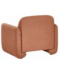 Miniatyrbilde 6 av 11: Sittegruppe Gyllenbrun Polyesterstoff 3-seters sofa Lenestol Retro stil Stue Sofagruppe