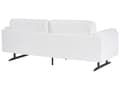 Miniatyrbilde 5 av 11: Sofa Hvit Stofftrekk Metallben Moderne Design Stil til Stue