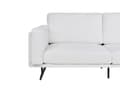 Miniatyrbilde 6 av 11: Sofa Hvit Stofftrekk Metallben Moderne Design Stil til Stue