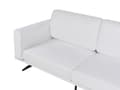 Miniatyrbilde 7 av 11: Sofa Hvit Stofftrekk Metallben Moderne Design Stil til Stue