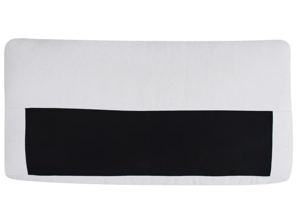 Sofa Hvit Stofftrekk Metallben Moderne Design Stil til Stue