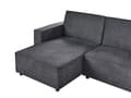Miniatyrbillede 8 af 11: Sovesofa med Chaiselong Grå 3 Personers Sofa L Formet Hjørnesofa Dyb Sofaseng Blød Stofsofa Design Hjørnesovesofa Højrevendt Flydersofa