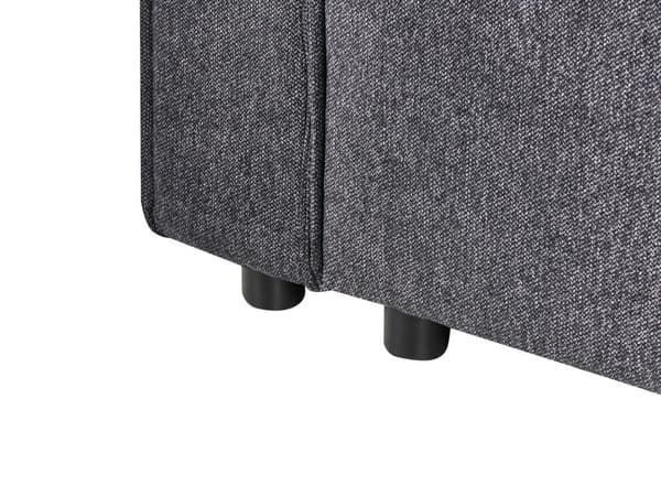 Sovesofa med Chaiselong Grå 3 Personers Sofa L Formet Hjørnesofa Dyb Sofaseng Blød Stofsofa Design Hjørnesovesofa Højrevendt Flydersofa