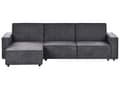 Miniatyrbillede 1 af 11: Sovesofa med Chaiselong Grå 3 Personers Sofa L Formet Hjørnesofa Dyb Sofaseng Blød Stofsofa Design Hjørnesovesofa Højrevendt Flydersofa