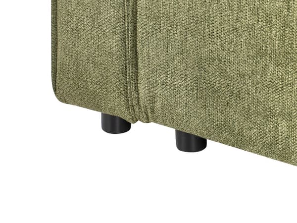 Sovesofa med Chaiselong Grøn 3 Personers Sofa L Formet Hjørnesofa Dyb Sofaseng Blød Stofsofa Design Hjørnesovesofa Højrevendt Flydersofa