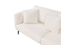 Miniatyrbillede 8 af 11: Sofa Hvid Boucle 3 Personers Bred Flydersofa til Stue Stofsofa Moderne Siddemøbel med Ekstra Rygpuder Designsofa