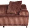 Miniatyrbilde 7 av 11: Venstrevendt Hjørnesofa Brun Kordfløyel 3-seter Mid-Century Moderne Stil