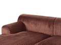 Miniatyrbilde 9 av 11: Venstrevendt Hjørnesofa Brun Kordfløyel 3-seter Mid-Century Moderne Stil