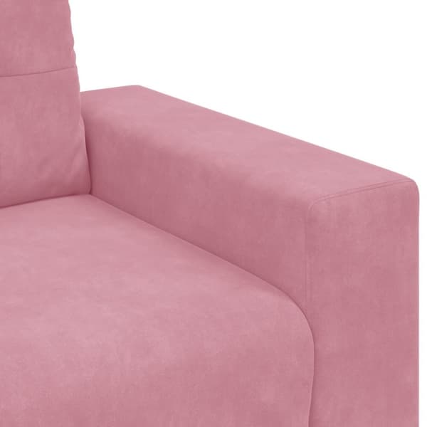 3-sitssoffa Rosa 180 cm i Sammet