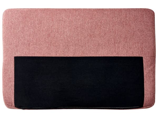 2-seters Sofa i Stoff Polyester Rosa Vannavvisende Sofa Metallben Vevd Polstret Rygg Minimalistisk Moderne