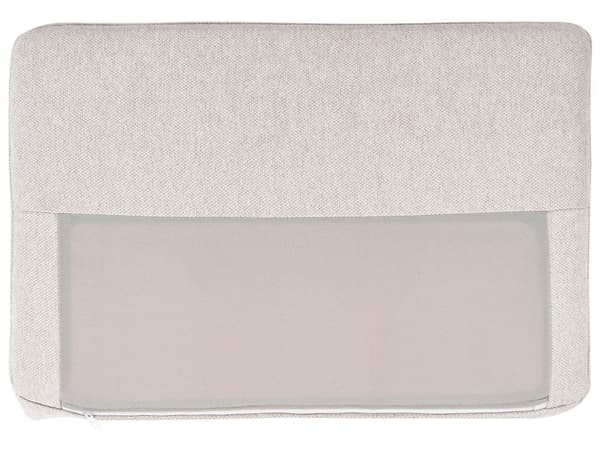 2-seters Sofa i Stoff Polyester Lys Beige Vannavvisende Sofa Metallben Vevd Polstret Rygg Minimalistisk Moderne