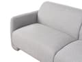 Miniatyrbillede 8 af 11: Grå 3-personers sofa betrukket med polyester bredt ryglæn armlæn stuemøbler i retrostil