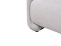 Miniatyrbillede 10 af 11: Grå 3-personers sofa betrukket med polyester bredt ryglæn armlæn stuemøbler i retrostil