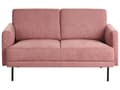 Miniatyrbillede 1 af 11: Sofa Lyserød Stof 2 Personers Loveseat Blød Stofsofa til Stuen To Mands Designsofa Moderne Inspiration Stue Møbel Topersoners Siddemøbel
