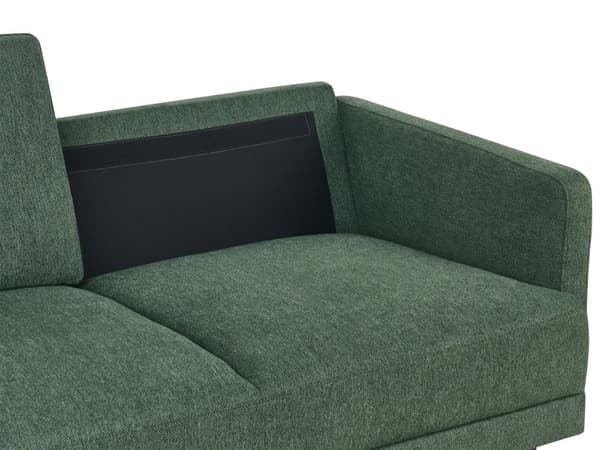 Sofa Grøn Stof 2 Personers Loveseat Blød Stofsofa til Stuen To Mands Designsofa Moderne Inspiration Stue Møbel Topersoners Siddemøbel