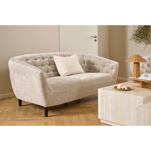 Ria sofa 3 seter chenille beige.