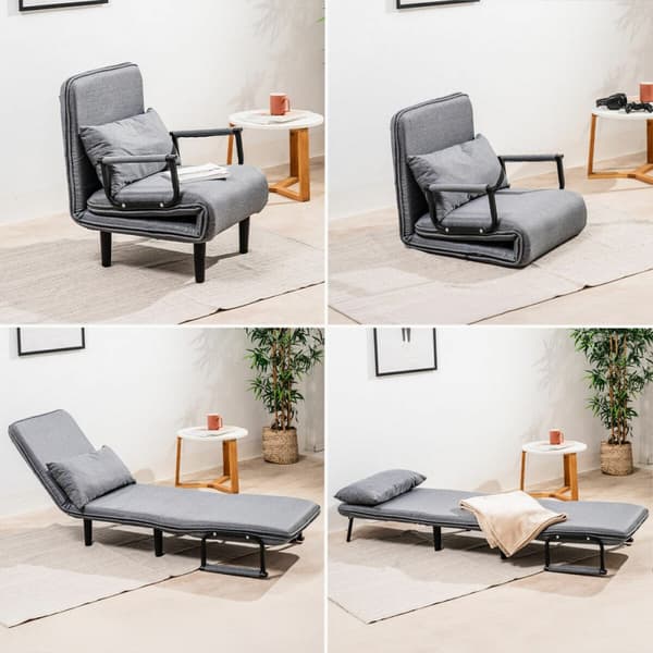 BEGAGNAD 4-i-1 konvertibel bäddsoffa för en person InnovaGoods (Renoverade B)