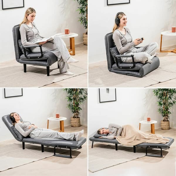 BEGAGNAD 4-i-1 konvertibel bäddsoffa för en person InnovaGoods (Renoverade B)