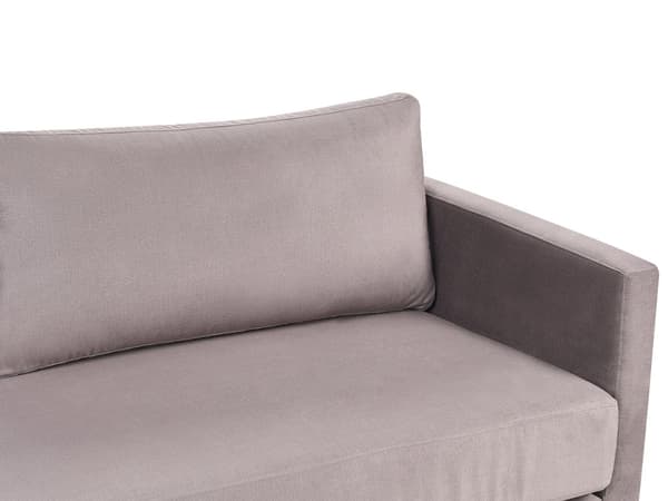 Sovesofa Taupe Polyester 3 Personers Smart Sofaseng med Udtræk Kompakt Sofa Sove Udtræksseng Komfort Sovebriks til Teenager