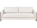 Miniatyrbillede 1 af 11: Sovesofa Off White Polyester 3 Personers Smart Sofaseng med Udtræk Kompakt Sofa Sove Udtræksseng Komfort Sovebriks til Teenager