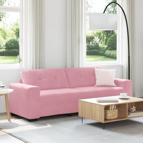 3-sitssoffa Rosa 180 cm i Sammet