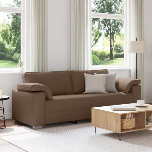 3-sitssoffa Brun 178 cm Tyg