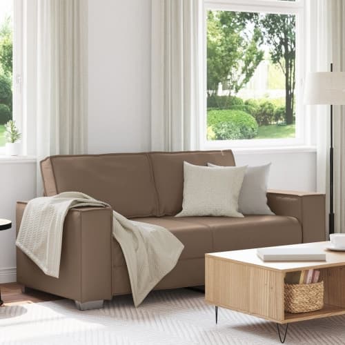 Soffan för två Cappuccino 140 cm i konstläder
