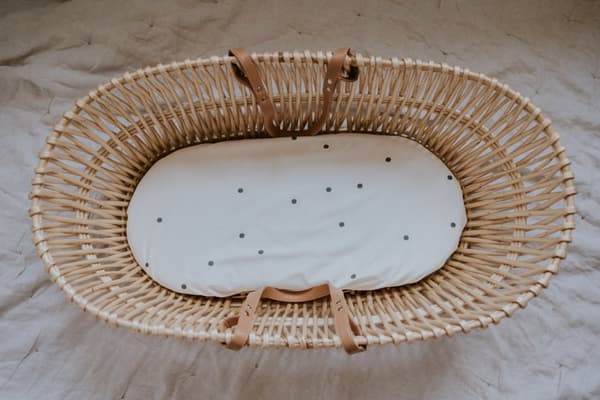 Spjälsängslakan Bomull med Resår Piggy – Oeko-TEX, 72x25 & 65x31 – För Moseskorg & Barnvagn