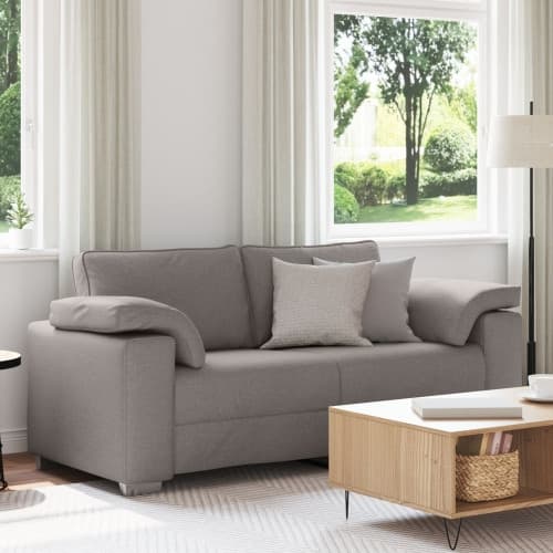 Bänksoffa Taupe 140 cm Tyg