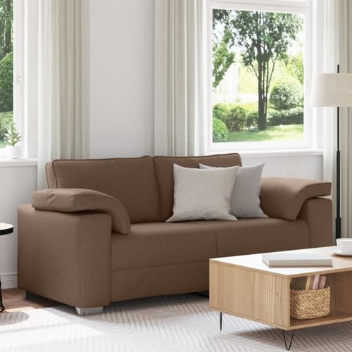 Loveseat Soffa Brun 140 cm Tyg