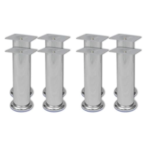 Soffben 8 st rund krom 180 mm