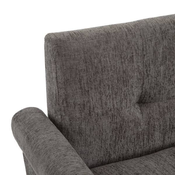 2-sitssoffa med chenilleklädsel - 162 x 74 x 77 cm - Taupe