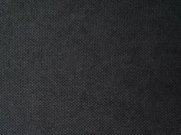 2-seters Sofa Svart Polyester Stoff Tre Svarte Ben Polstrede Stuemøbler