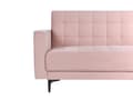 Miniatyrbillede 8 af 11: Sovesofa med Chaiselong Lyserød Velour 4 Personers Sofa L Formet Hjørnesofa Dyb Sofaseng Blød Stofsofa Design Hjørnesovesofa Højrevendt
