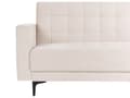 Miniatyrbillede 8 af 11: Sovesofa med Chaiselong Beige Velour 4 Personers Sofa L Formet Hjørnesofa med Fodskammel Sofaseng Blød Stofsofa Design Hjørnesovesofa