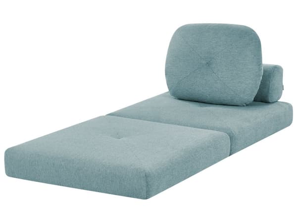 Sofa puf liggende mintgrøn polstret sofa til stuen værelse med sovefunktion pude aftagelige pudebetræk moderne design