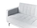 Miniatyrbillede 9 af 11: Sovesofa med Chaiselong Lysegrå Velour 4 Personers Sofa L Formet Hjørnesofa Sofaseng Blød Stofsofa Design Hjørnesovesofa Venstrevendt