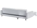 Miniatyrbillede 7 af 11: Sovesofa med Chaiselong Lysegrå Velour 4 Personers Sofa L Formet Hjørnesofa Dyb Sofaseng Blød Stofsofa Design Hjørnesovesofa Højrevendt