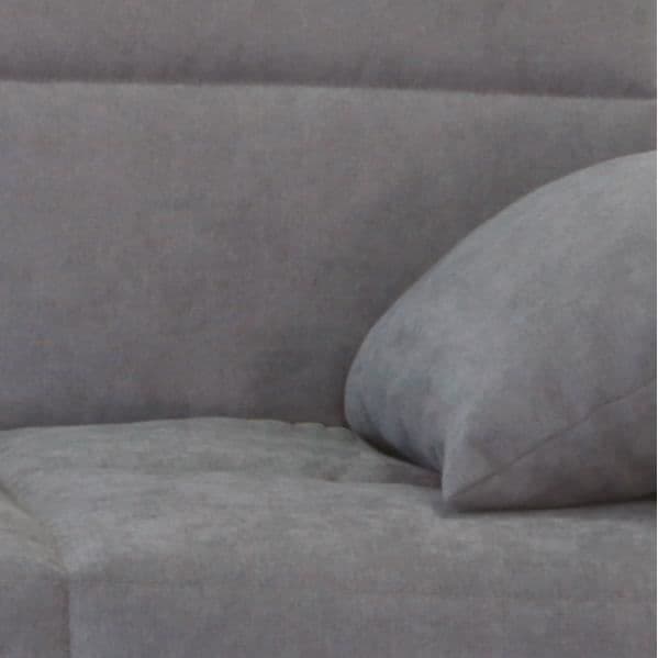 3-sits bäddsoffa - Ljusgrå - 14 cm madrass - 130 x 190 cm - MEGAN