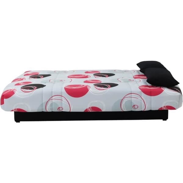 Clic clac 3 platser DREAM - 100% bomullstyg med Planete-tryck - Säng 125x190 cm - L190 x D92 x H96 cm
