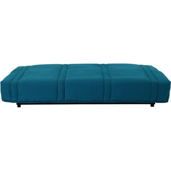 3-sits bäddsoffa - Ankblå - 100 % bomull - L 193 x D 92 cm - LENA