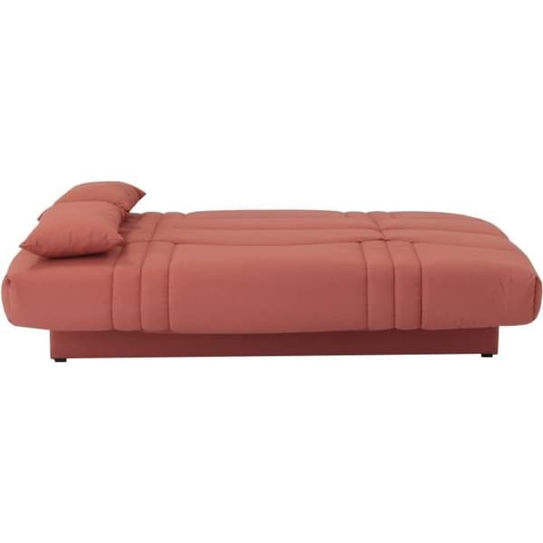 3-sits clic clac bänk - Terrakottatyg - Modern stil - L 190 x D 92 cm - DREAM