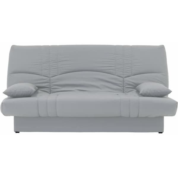 3-sits bäddsoffa - Ljusgrått tyg - Modern stil - L 190 x D92 cm - DREAM