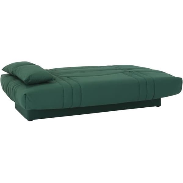 3-sits bäddsoffa - Skogsgrönt tyg - Modern stil - L 190 x D 92 cm - DREAM