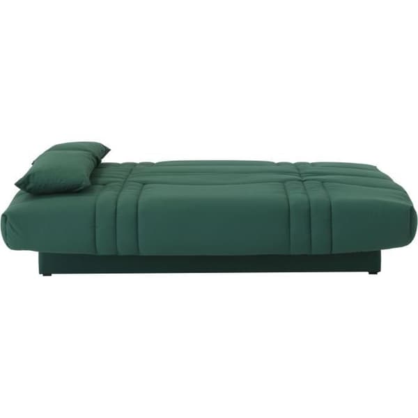 3-sits bäddsoffa - Skogsgrönt tyg - Modern stil - L 190 x D 92 cm - DREAM