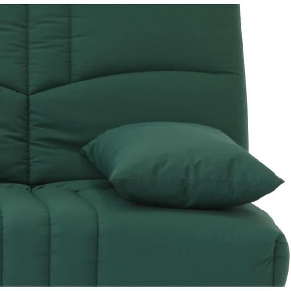 3-sits bäddsoffa - Skogsgrönt tyg - Modern stil - L 190 x D 92 cm - DREAM