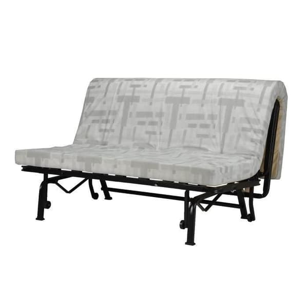 JOE Bänk BZ GEOMETRICO - Turkos tyg - B 143 x D 101 x H 95 cm
