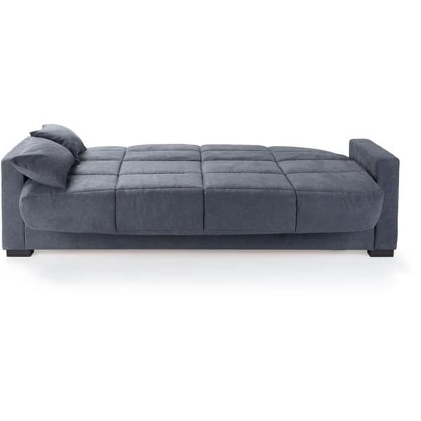3-sits bäddsoffa - Antracitgrå - 14 cm madrass - 130 x 190 cm - MEGAN